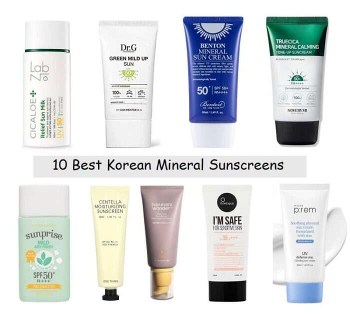 Korean Mineral Sunscreens