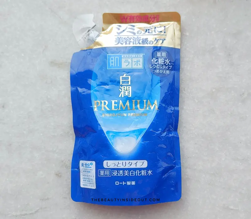 Hada Labo Shirojyun Premium Whitening Lotion Review with Ingredient